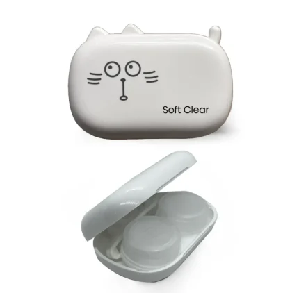 Soft Clear Beyaz Renk Lens Kabı