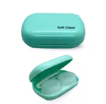 Soft Clear Green Lens Kabı