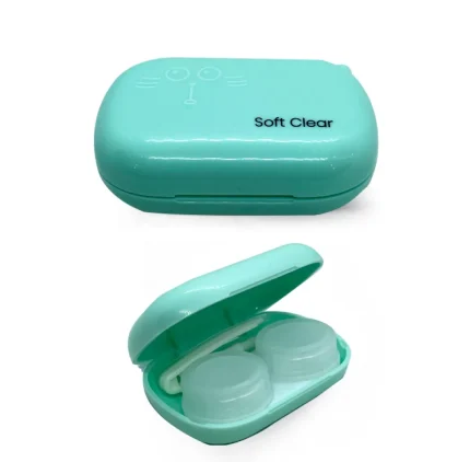 Soft Clear Green Lens Kabı