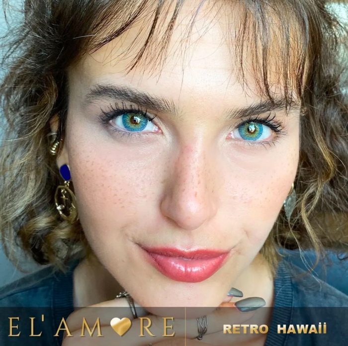 El Amore Retro Hawaii Blue - Görsel 2